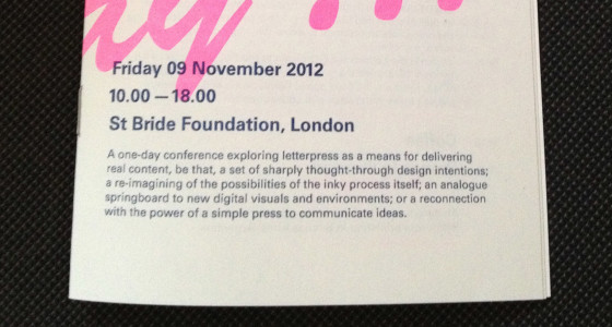 Letterpress: Something to Say