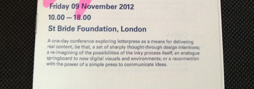 Letterpress: Something to Say