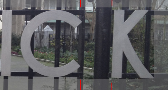 The kerning & the fence