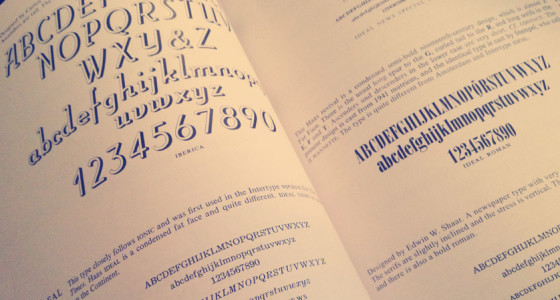 The one in typeface classification