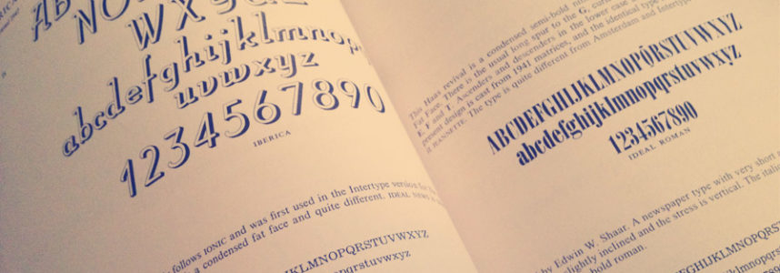 The one in typeface classification